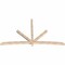 Ekena Millwork Alberta Smooth Timber Gable Bracket, Douglas Fir, 108"W x 63"H x 3 1/2"D x 3 1/2"F, 14/12 Pitch GBW108X63X0404ALB00SDF - alternate 2
